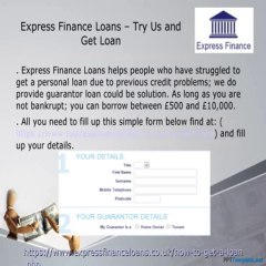 Express Finance Loans Complaints