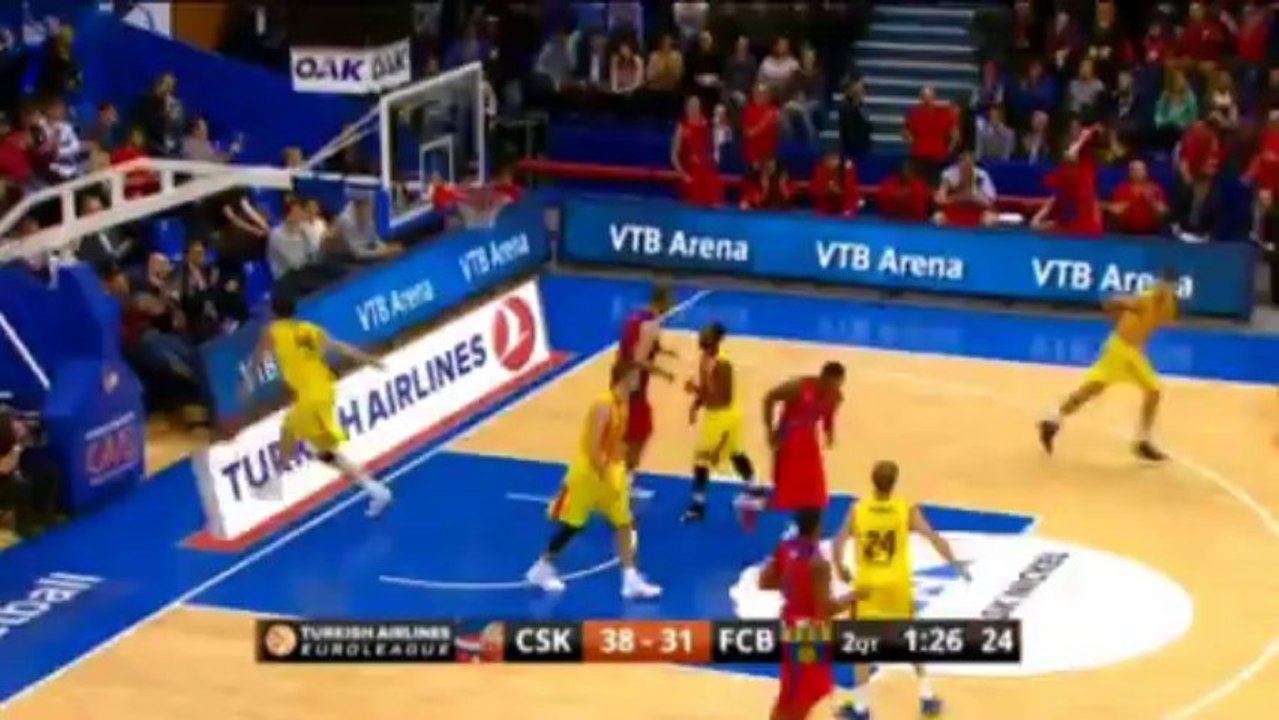 CSKA Mosca 79-65 Barcellona, gruppo A