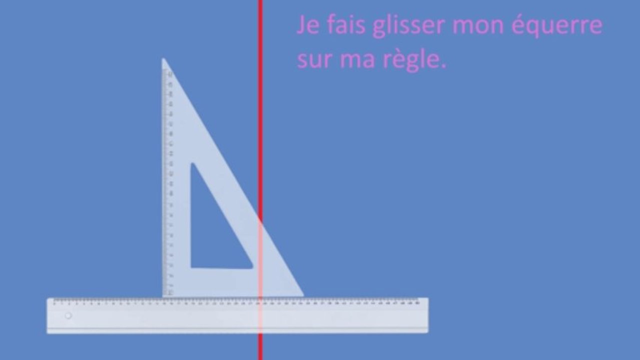 Tracer des droites parallèles. Tracer une droite parallèle passant par un point.