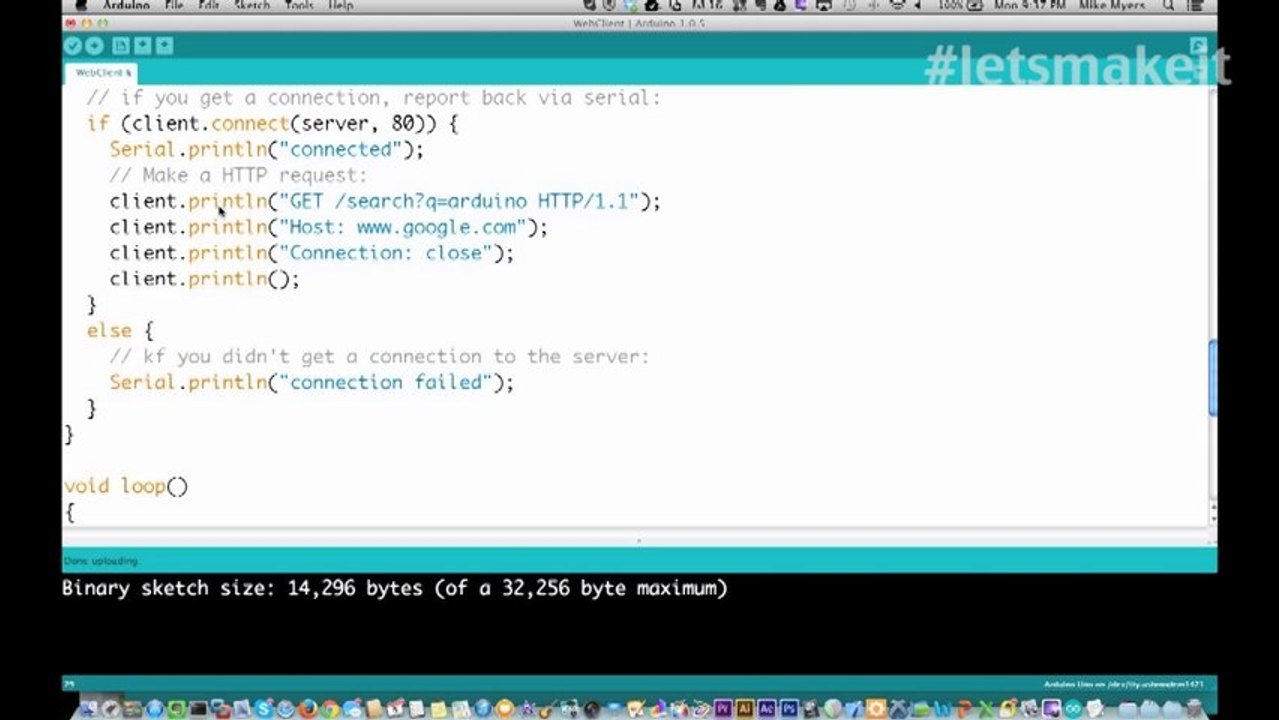 Ethernet And OSC On An Arduino - Let's Make It - Episode 46 - Tech-Zen.tv - Alixa.tv