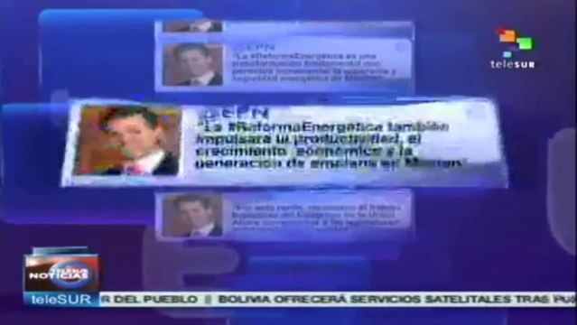 Enrique Peña Nieto celebra en Twitter aval a reforma energética