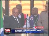 Falso intérprete en funeral de Mandela 