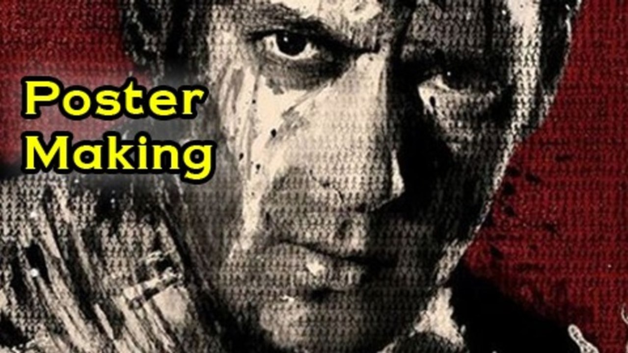 Making Of Jai Ho Poster Painted By Salman Khan
