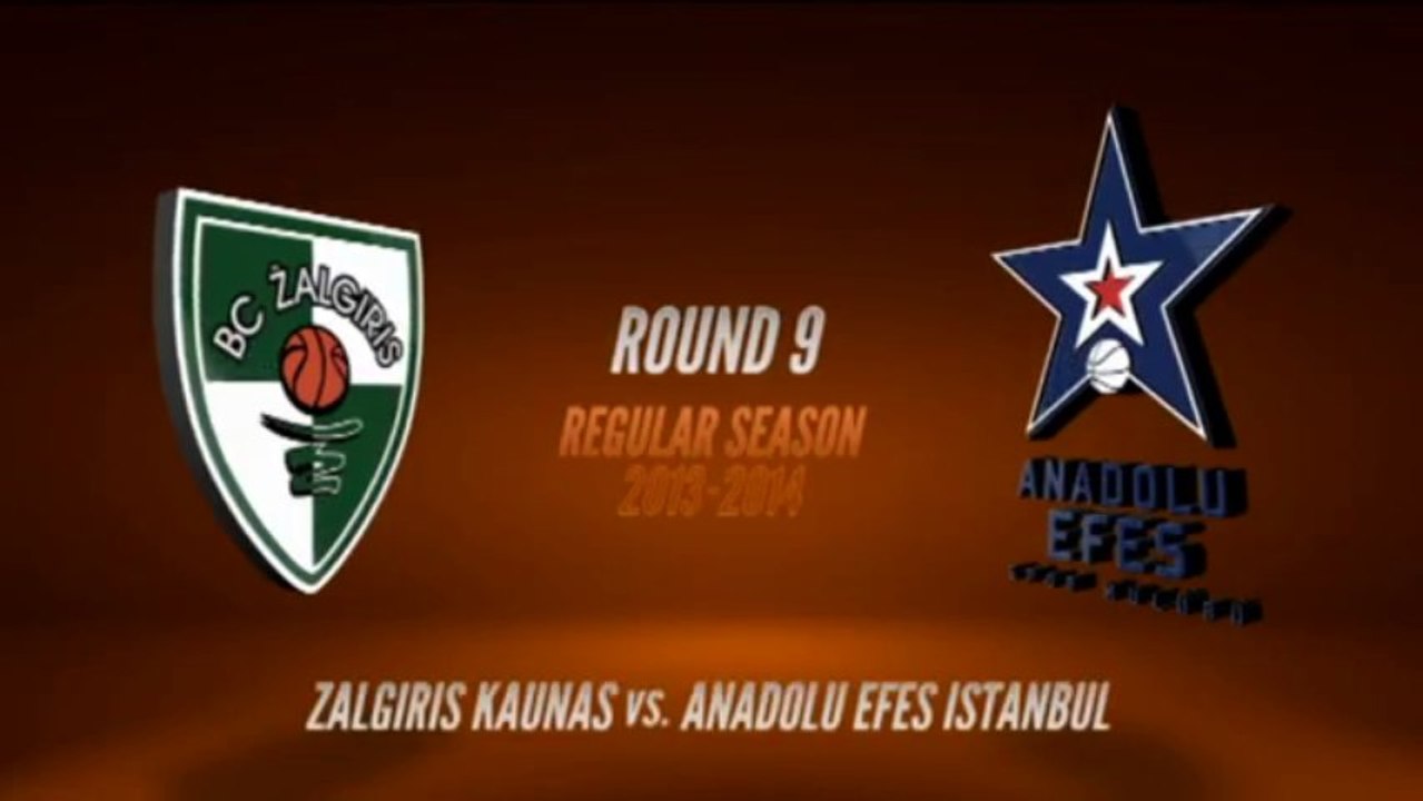 Zalgiris - A.Efes özet