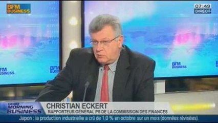 Fiscalité: Mise en place d'un régime incitatif pour nourrir la croissance, Christian Eckert, dans GMB – 13/12
