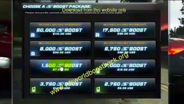 Need for Speed World Boost Hack Generator- December 2013 Updated [NFS Boost Hack]