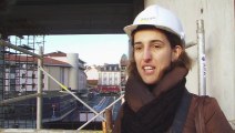 Interview de Céline Pirone lors de la visite publique du chantier du Cristal