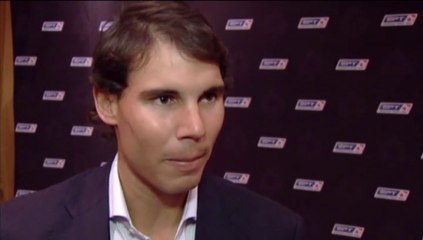 Rafael Nadal took part in the charity poker tournament in Prague.