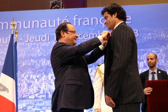 Remise de la légion d’honneur à Raí SOUZA VIEIRA DE OLIVEIRA