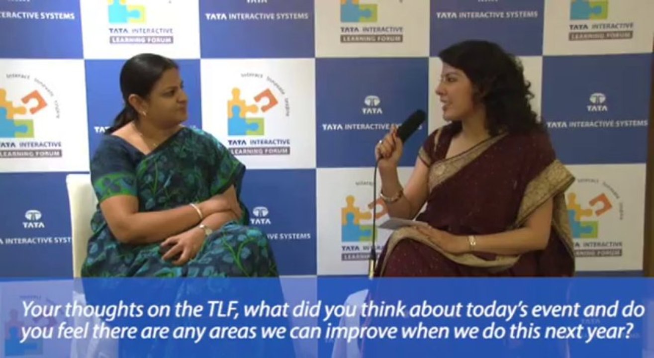 Interview with Sangeetha Gandhi -- Oberoi Centre of Learning and Development at TLF India 2013