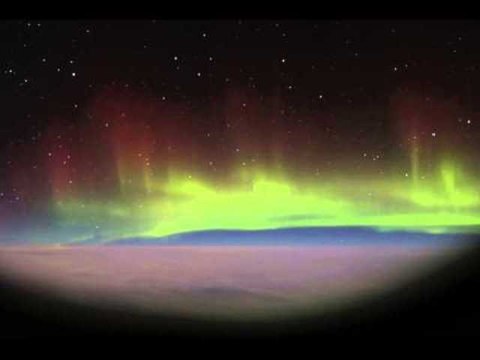 Aurora Borealis Captured on Transatlantic Flight