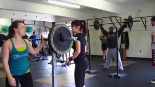 Crossfit: hCGChica; Overhead Squats 77lbs (after my hCG Diet journey)