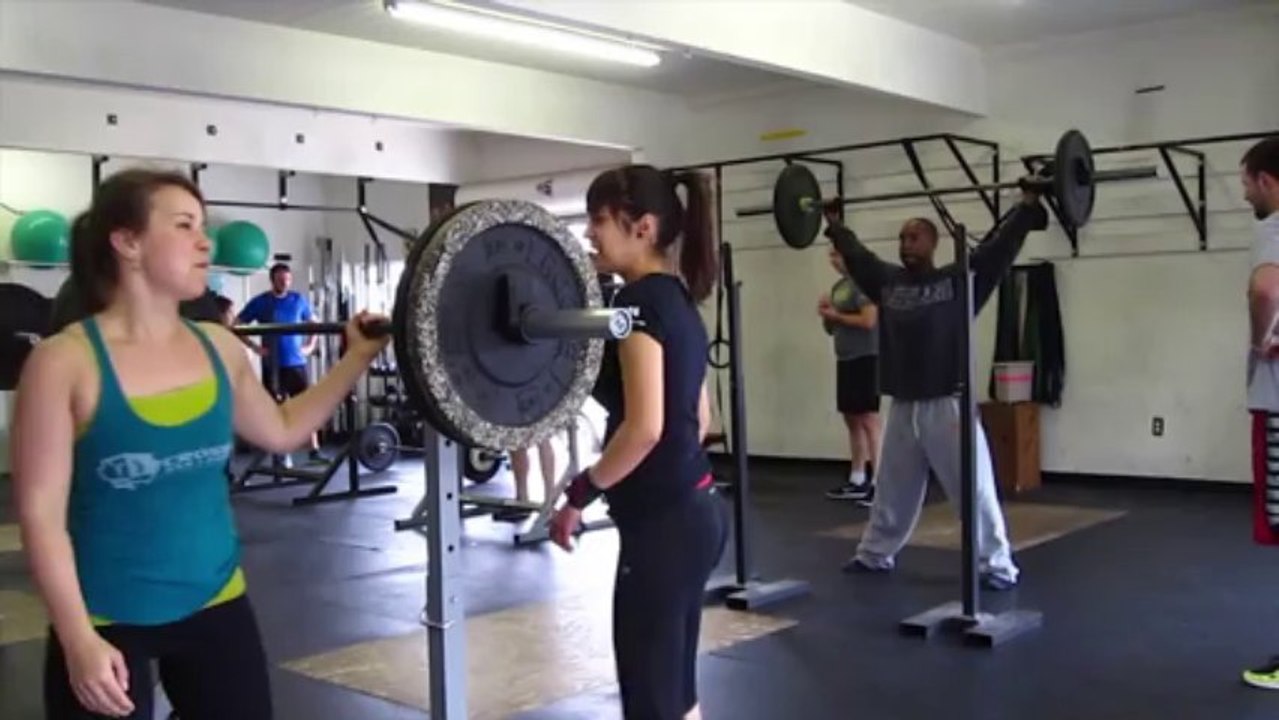 Crossfit: hCGChica; Overhead Squats 77lbs (after my hCG Diet journey)