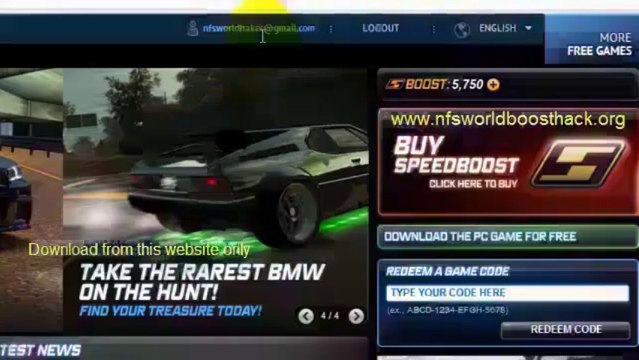 NFS World Hack Collection 2013 Download (Cheat, Trainer, Money, Boost)