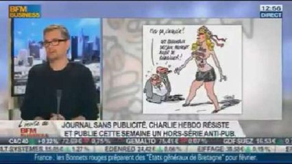 Charb, Charlie Hebdo, dans l'Invité de BFM Business – 13/12