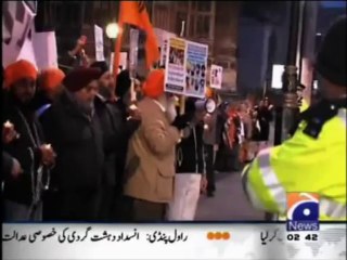 Sikhs protest outside British parliament, demand justice & equality in India