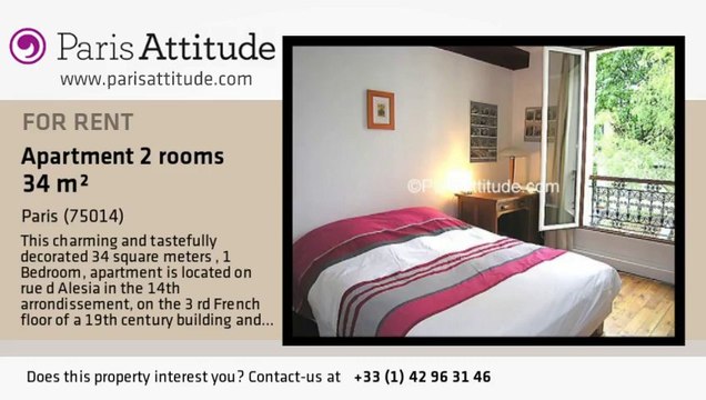 1 Bedroom Apartment for rent - Montsouris, Paris - Ref. 6239