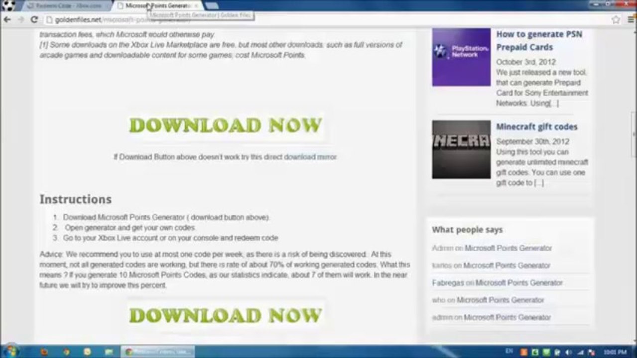 Looking for FREE Microsoft Points ? No Download! No Generator!