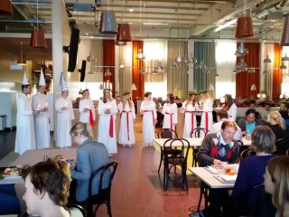 Saint Lucia's Day celebration at Ericsson - BUSS (Stockholm)