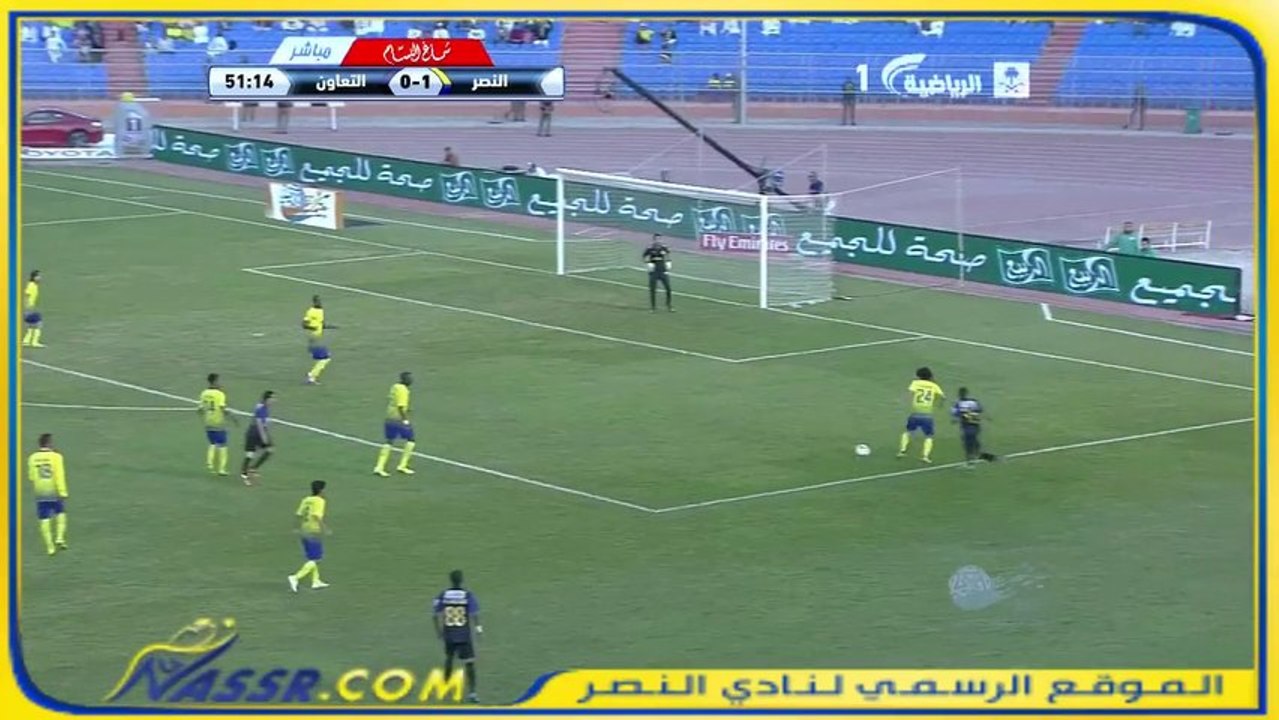 هدف التعاون على النصر دوري عبداللطيف جميل