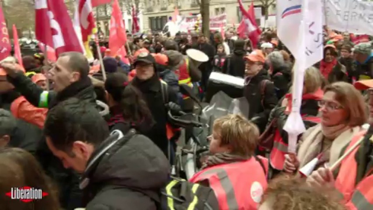 Les salariés de La Redoute sous les fenêtres de Pinault