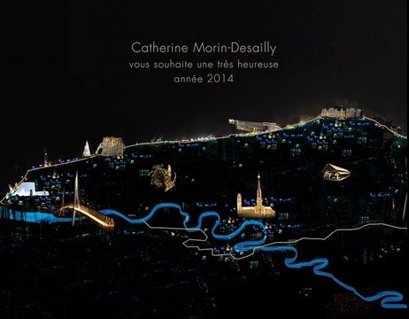 Carte de voeux de Catherine Morin-Desailly, Sénatrice de la Seine-Maritime et Conseillère Régionale de Haute-Normandie