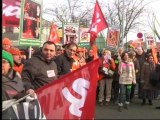 Nord: les employés de la Redoute manifestent pour des garanties sur l'emploi - 13/12