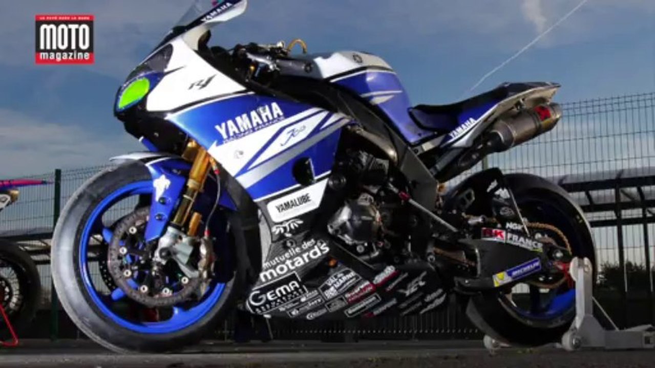 Au guidon de la Yamaha R1 championne du monde d'endurance" !