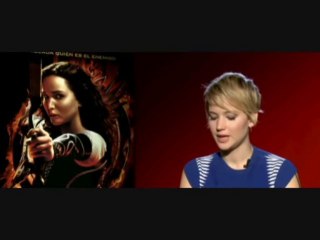 Entrevista a Jennifer Lawrence doblada en español (Promoción "En llamas")