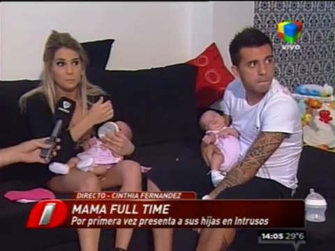 Pronto.com.ar Cinthia Fernandez mamá full time