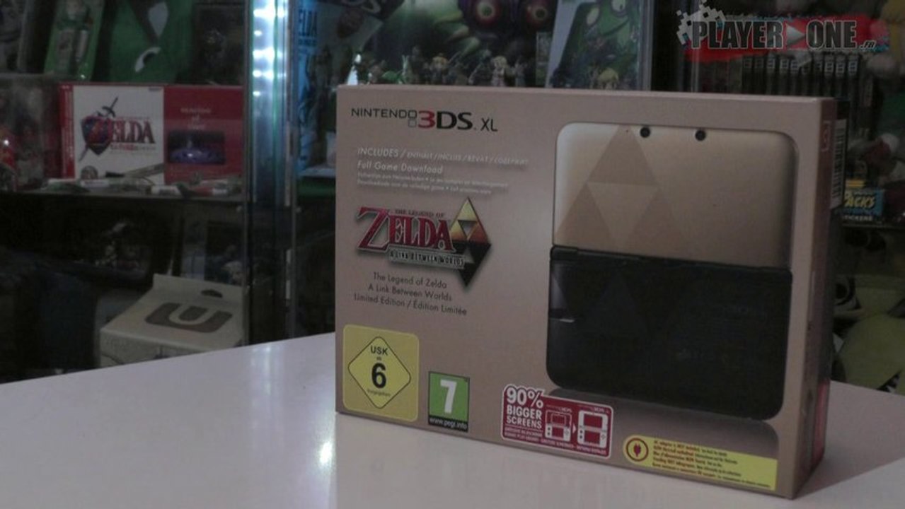 [HD] UNBOXING " 3DS XL Zelda : A link between worlds limited édition "