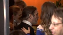Joaquin Phoenix shies away from the red carpet