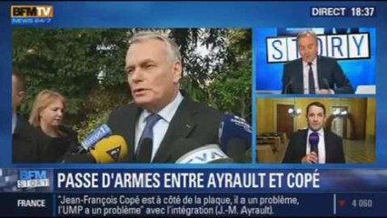 BFM Story: Ayrault et Copé s'affrontent sur l'intégration - 13/12