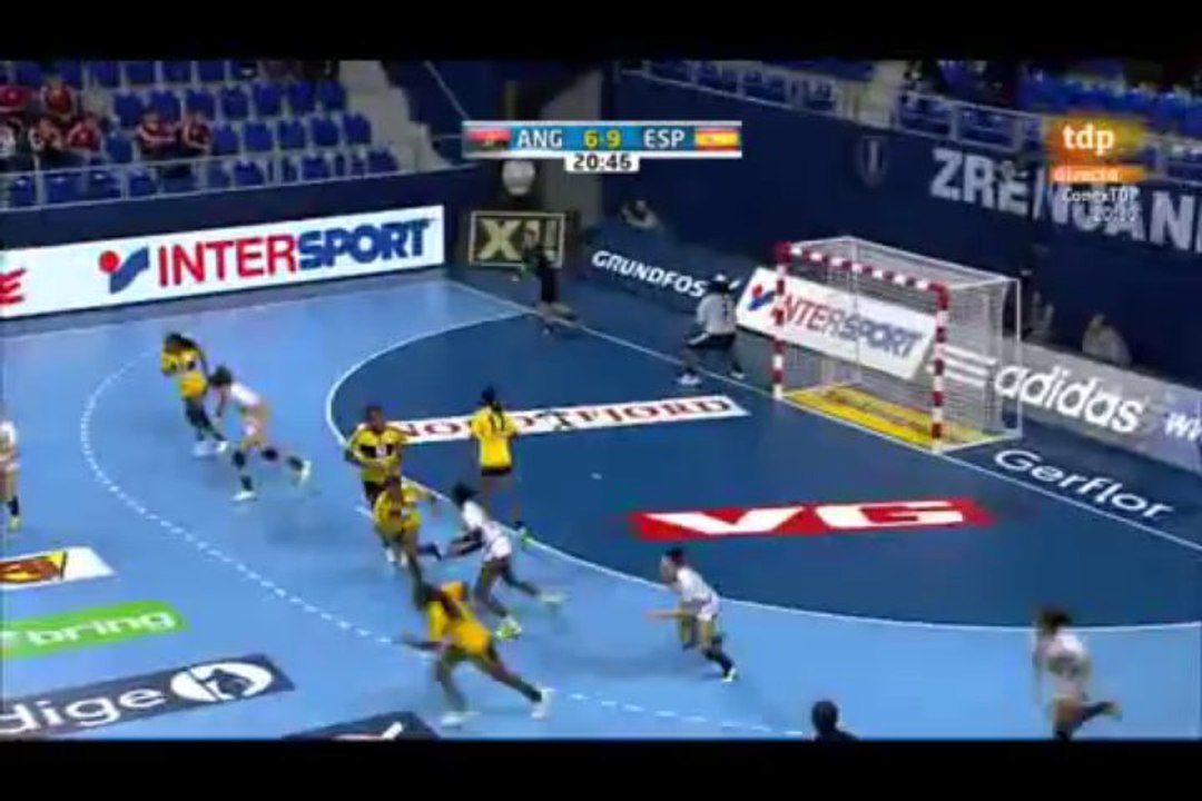 España vs Angola 1 parte 13.12.13