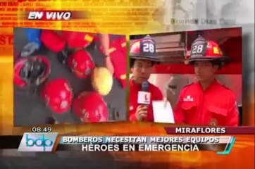 Bomberos usaron moderna escala telescópica en incendio de La Victoria (2/2)