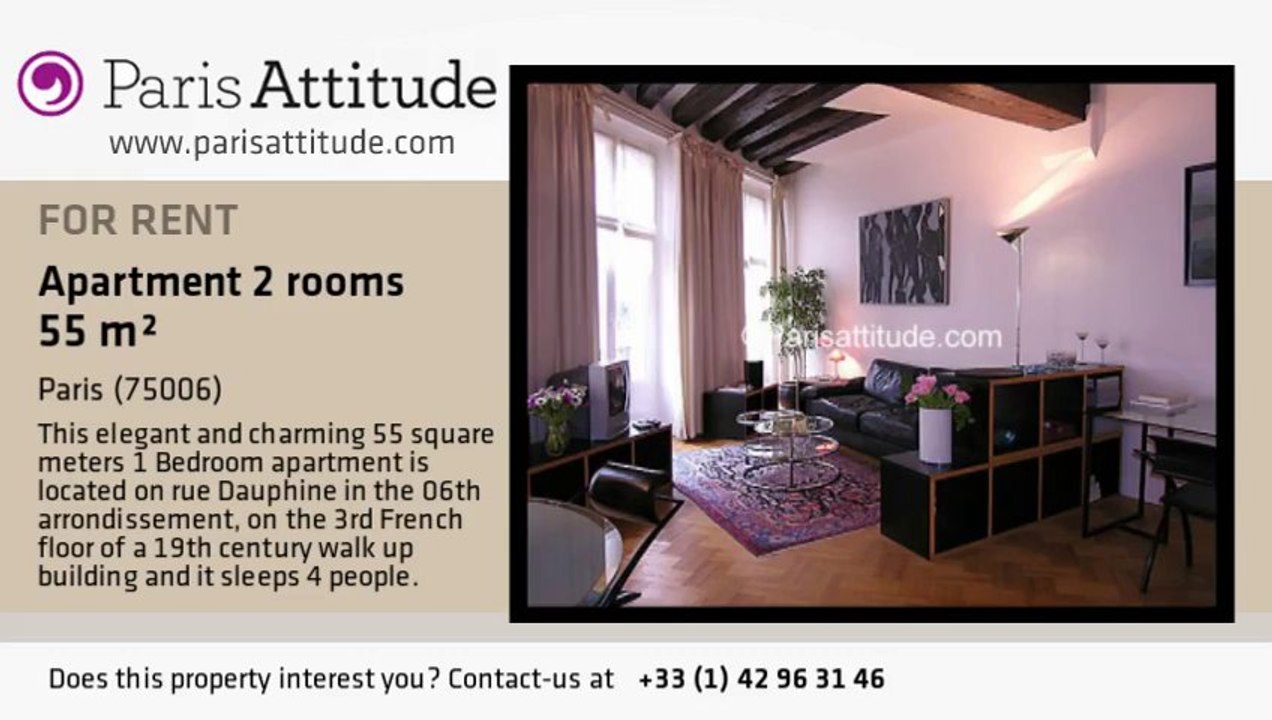 1 Bedroom Apartment for rent - St Germain, Paris - Ref. 1933