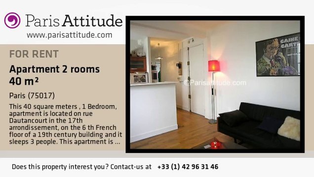 1 Bedroom Apartment for rent - Guy Moquet, Paris - Ref. 3646