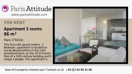 2 Bedroom Apartment for rent - Maison de la Radio, Paris - Ref. 6575
