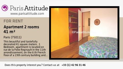 1 Bedroom Apartment for rent - Charonne, Paris - Ref. 7736
