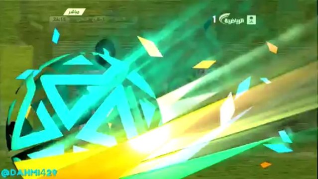 طرد منصور الحربي بعد دخوله المتعمد على ابراهيم هزازي - الاهلي 0-2 الاتفاق - دوري جميل 13/12/2013 HD