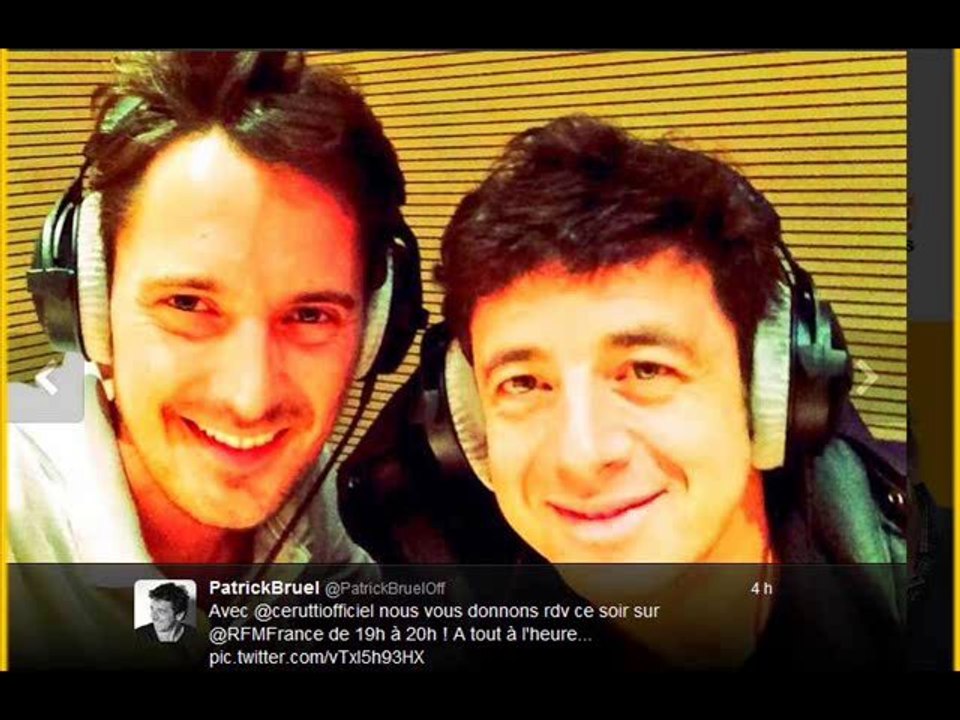 PATRICK BRUEL en interview sur RFM le 13 Décembre 2013 de 19h a 20h..!