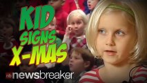 VIRAL: Video Shows 5 Year Old Signing Entire Christmas Concert For Her Deaf Parents