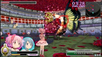 『劇場版 魔法少女まどかマギカ The Battle Pentagram』プレイ動画：まどか＆マミの魔女戦