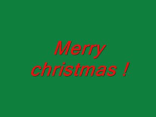 Sora  et Tsuki vous souhaitent un joyeux noel.