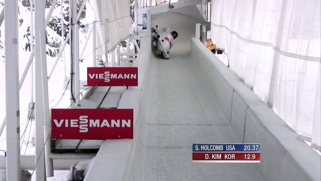 Korean bobsled crashed in Lake Placid