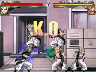 M.U.G.E.N. Random Battle - Cloud vs SSJ Hyper Legend Gogeta