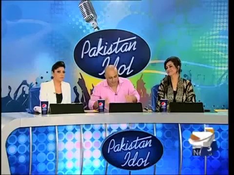 Pakistan Idol, Singer Made Judges Disappered. Really Funny