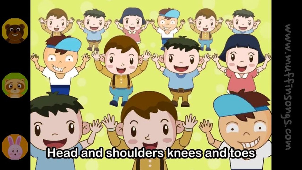 Nursery Rhymes & Children Songs Head Shoulders Knees and Toes video