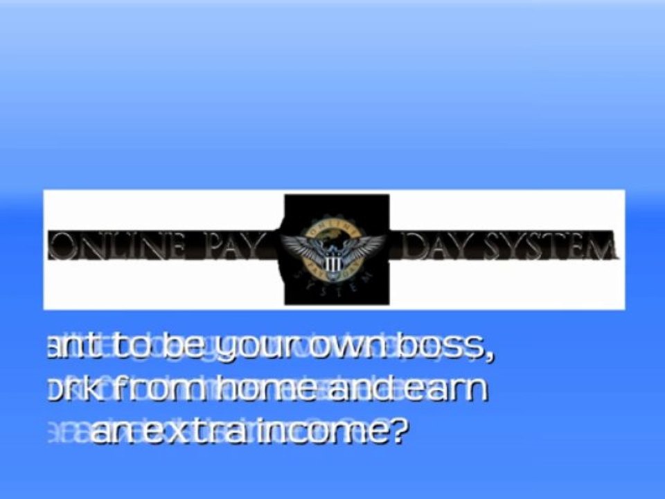 Work At Home Opportunity Online. Make Money Online Opportunity