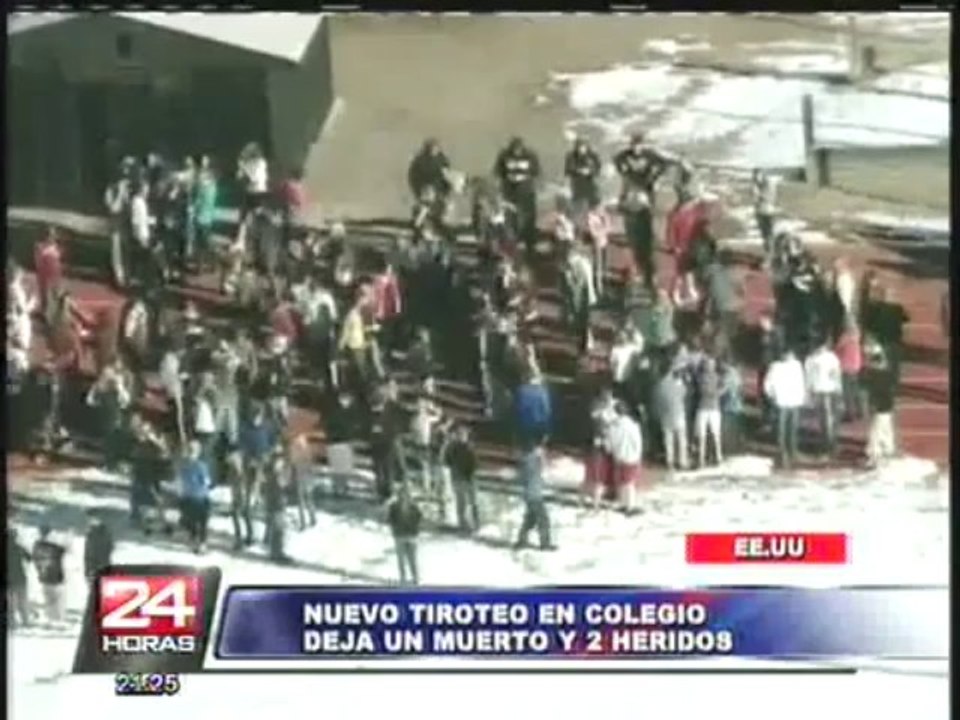 VIDEO: tiroteo en escuela secundaria de  Colorado en EEUU deja dos heridos